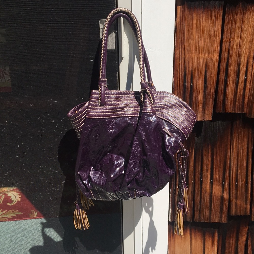 Purple purse